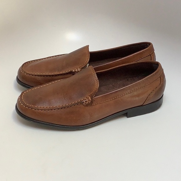 Rockport Walkability Men's Classic Brown Loafers Size 10 With ADIPRENE by Adidas - Picture 2 of 16